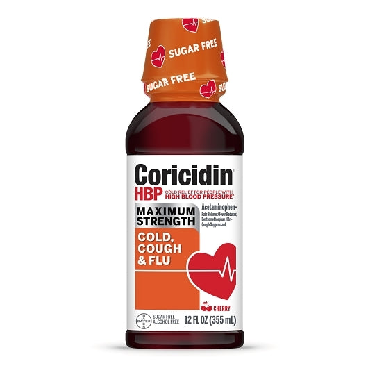 CORICIDIN CO COUGH FLU SF/AF LIQ 12