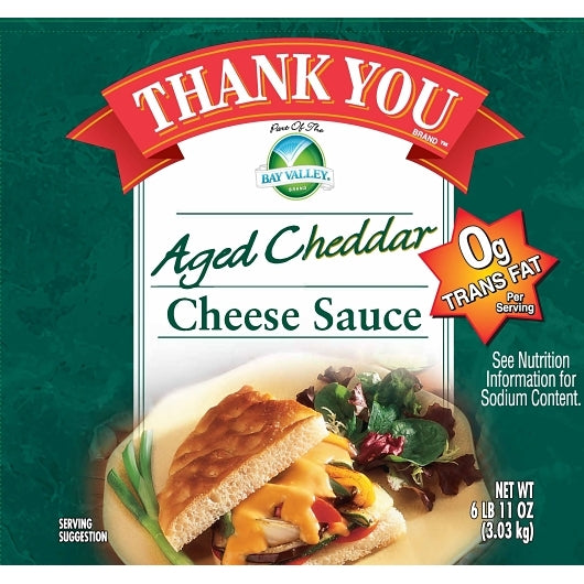 THANK YOU 107 OZ AGED CHEDDAR CHEESE SAUCE-CASE OF 6