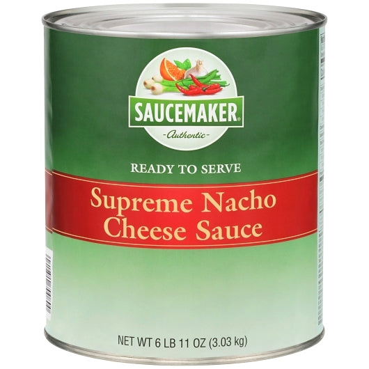 SAUCEMAKER 107 OZ SUPREME NACHO CHEESE SAUCE-CASE OF 6