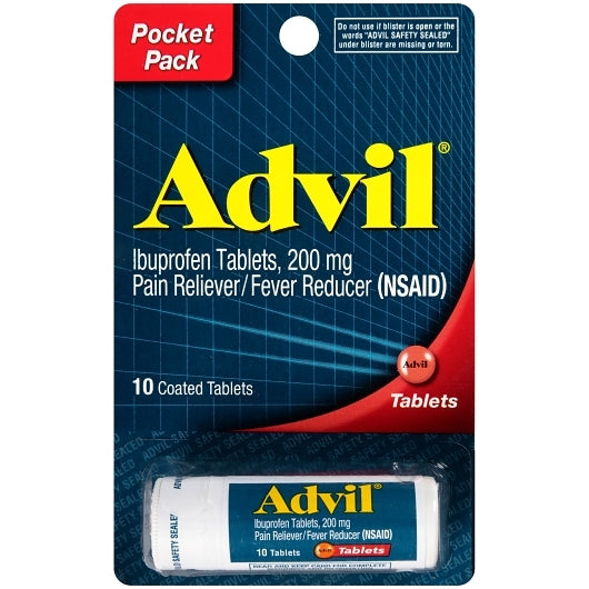 ADVIL VIAL TABLET 10'S, 12 - 12 - 120 EA