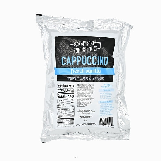 COFFEE SHOPPE FRENCH VANILLA CAPPUCCINO, 6 - 2 LB
