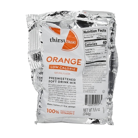 THIRST EASE DRINK MIX ORANGE, 12 - 8.6 OZ