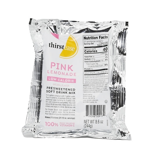 THIRST EASE DRINK MIX PINK LEMONADE, 12 - 8.6OZ