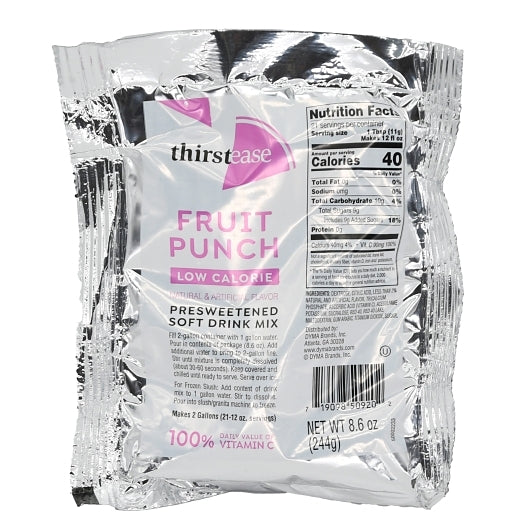 THIRST EASE DRINK MIX FRUIT PUNCH, 12 - 8.6 OZ