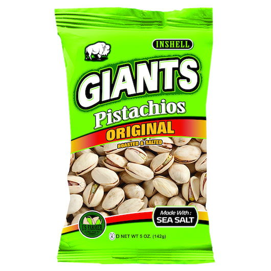 GIANT SNACK INC GIANTS PISTACHIOS ORIGINAL ROASTED & SALTED, 8 - 4.5 OZ