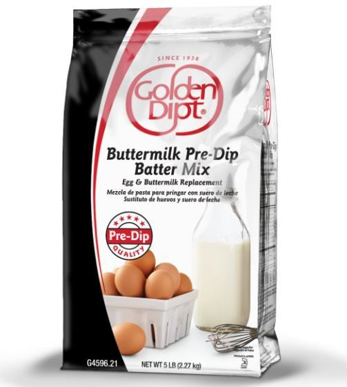 GOLDEN DIPT PRE-DIP BUTTERMILK BATTER MIX, 6 - 5 LB