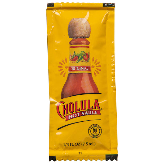CHOLULA ORIGINAL HOT SAUCE PORTION PACKETS, 1- 200 EA