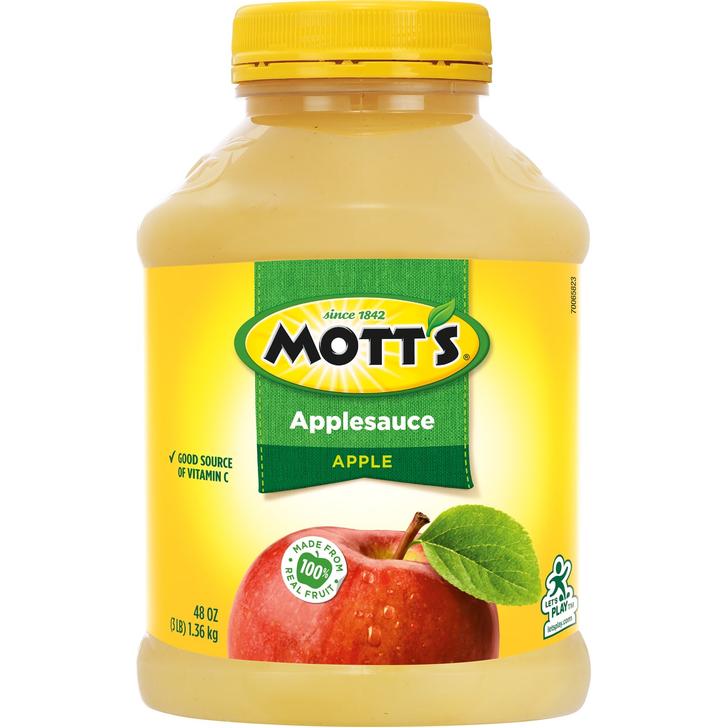 48OZ MOTTS AS APPLE JAR PET LS8