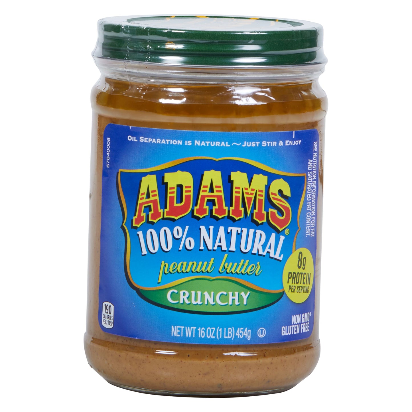 ADAMS 16 OUNCE CRUNCHY PEANUT BUTTER