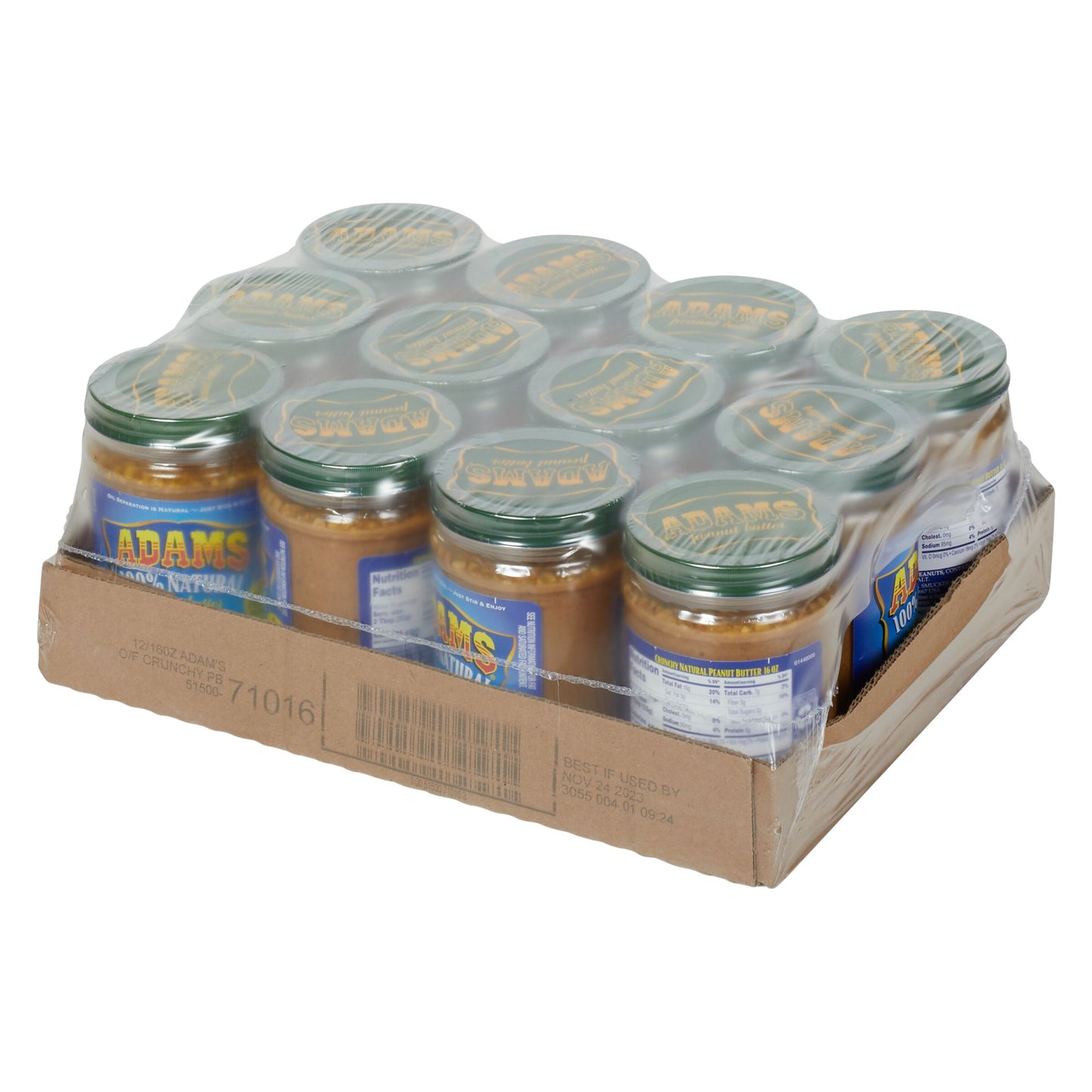 ADAMS 16 OUNCE CRUNCHY PEANUT BUTTER