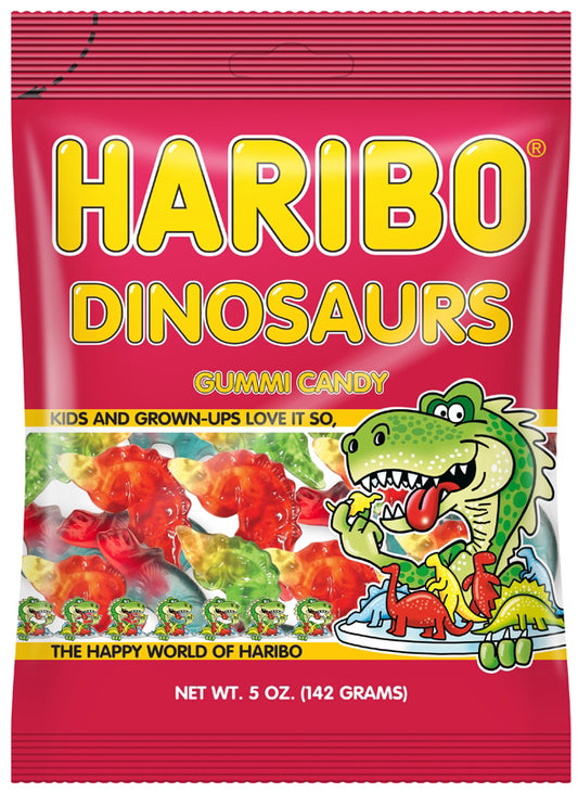 Haribo Confectionery Dinosaurs 5oz