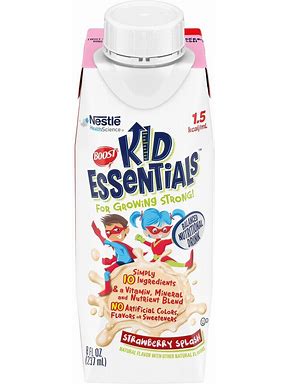 BOOST(R) KID ESSENTIALS  1.5, Strawberry Splash 24 x 8 fl oz carton