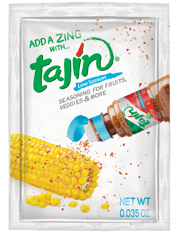 TAJIN LOW SODIUM SEASONING SINGLE SERVE PACKET, 1000 - 0.035 OZ