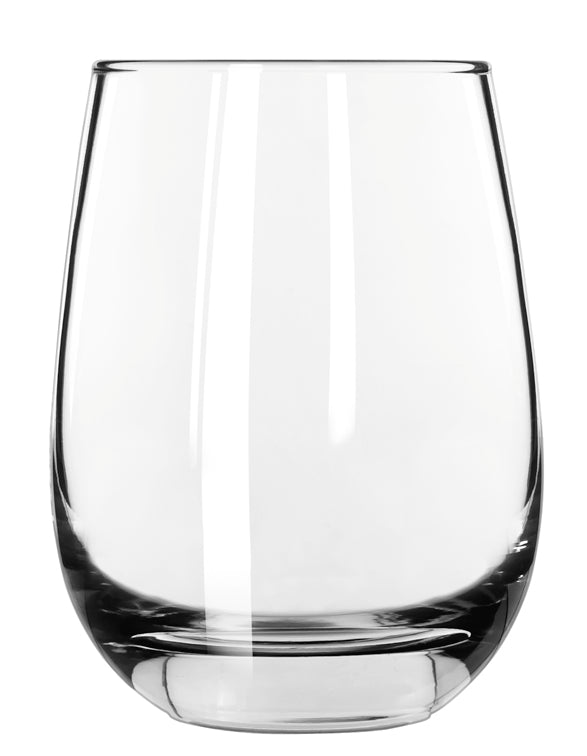 LIBBEY 15.25 OUNCE STEMLESS WHITE WINE GLASS,1 - 12 EA