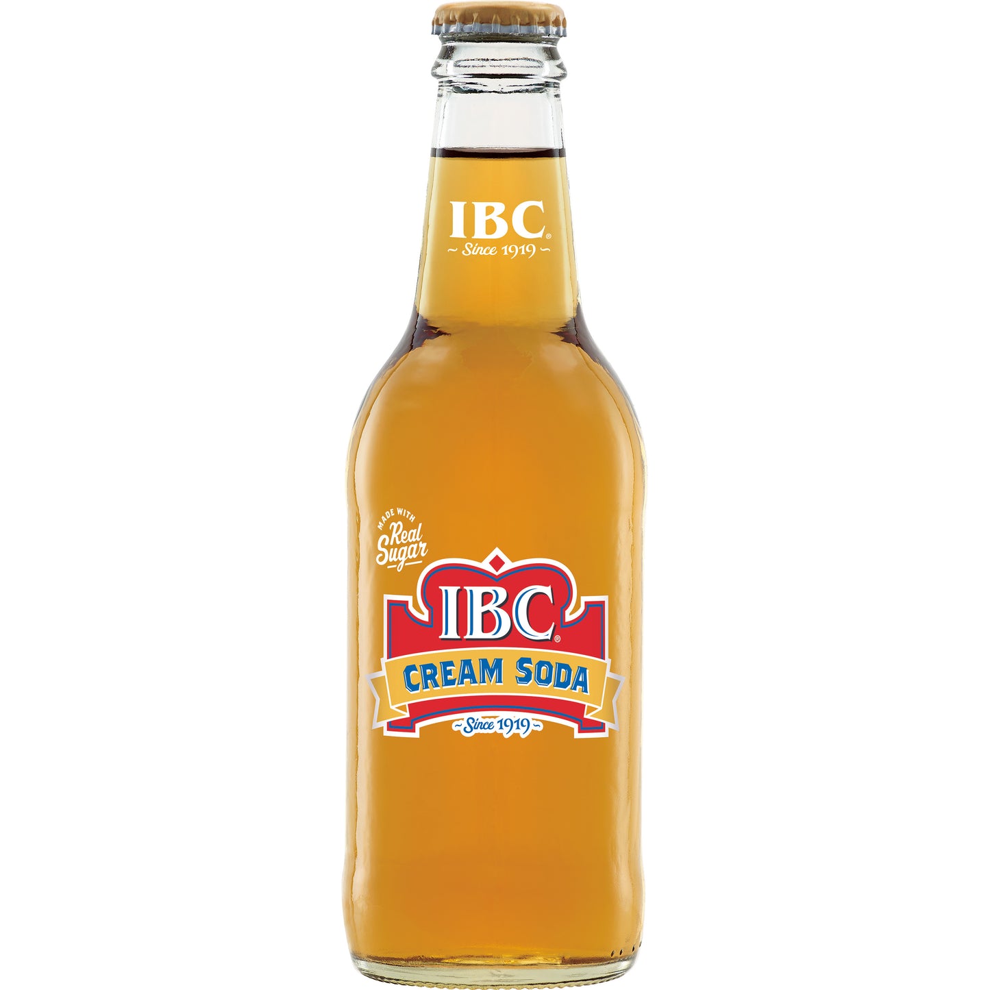 12OZ IBC CREAM SODA SUGR GLS 4PKX6