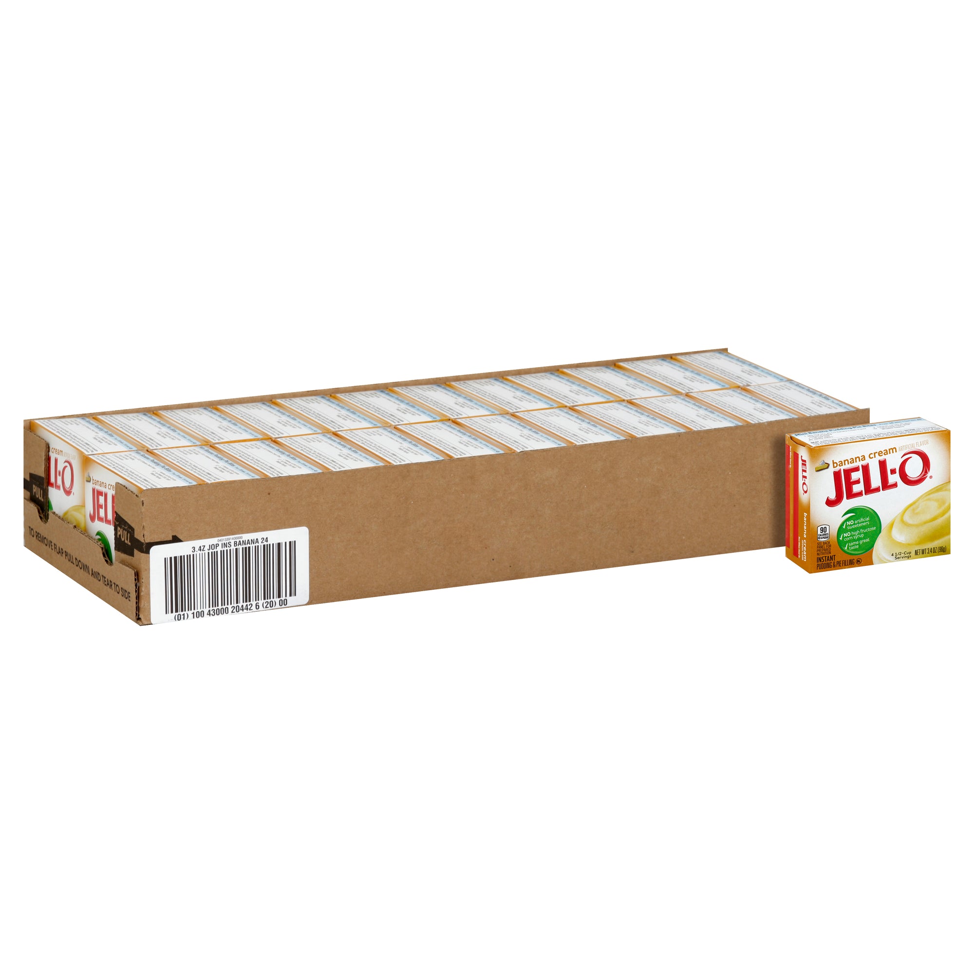 JELL-O INSTANT BANANA PUDDING, 24 - 3.4 OZ