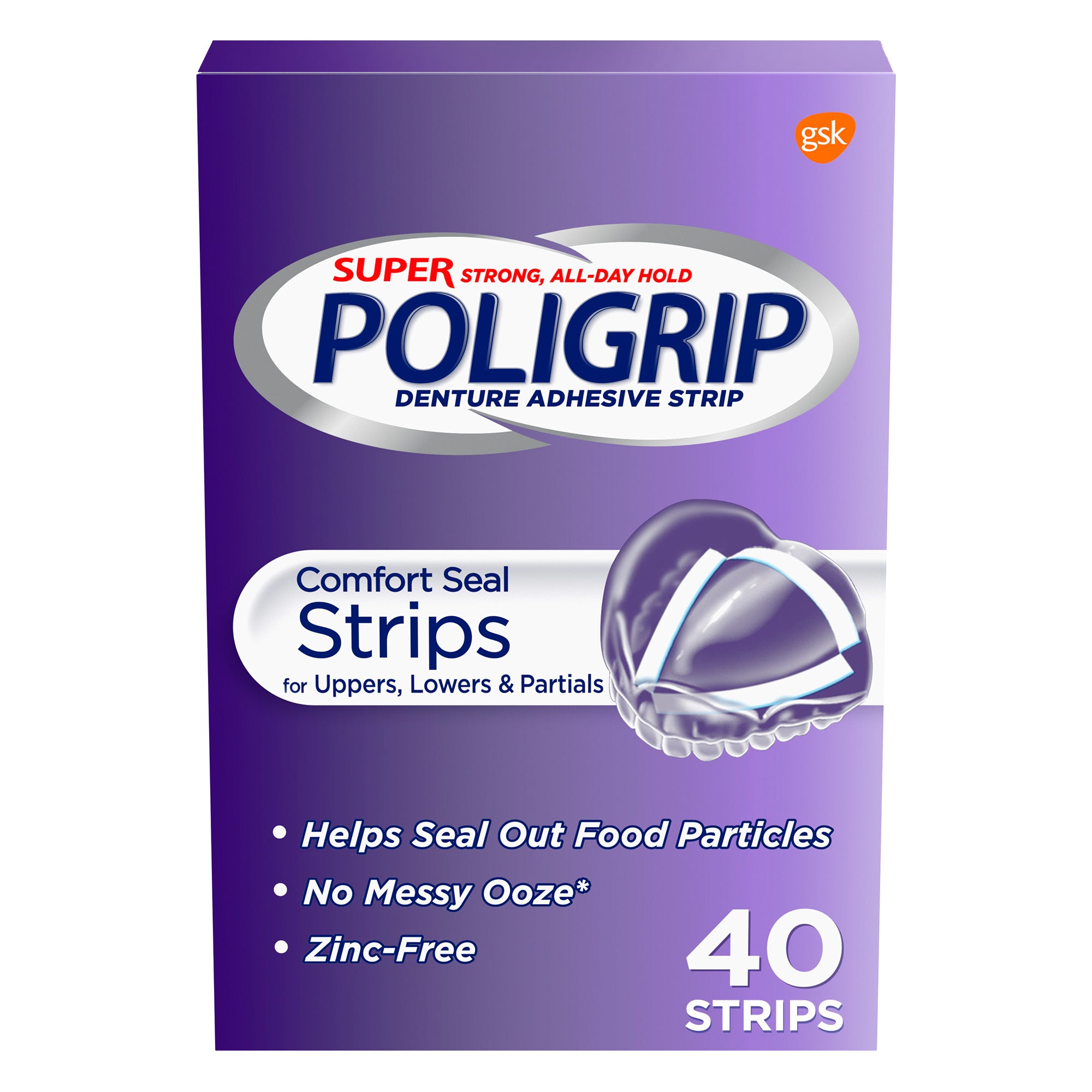 POLIGRIP COMFORT SEAL STRIP, 4 - 6 - 40 EA