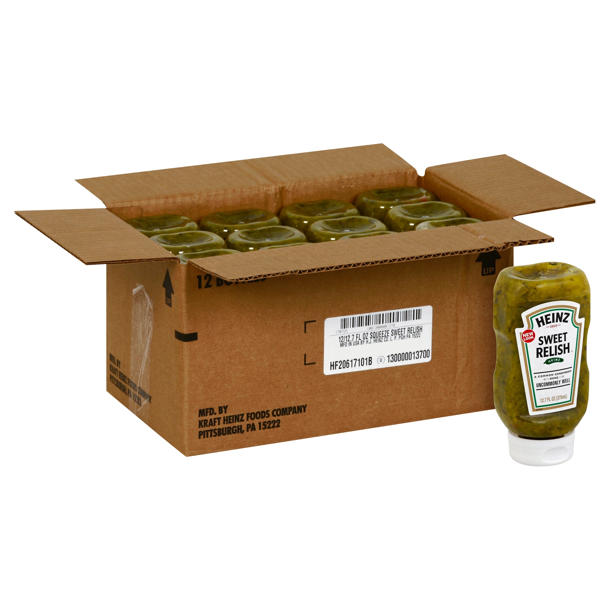 HEINZ EASY SQUEEZE SWEET RELISH, 12 - 12.7 FO