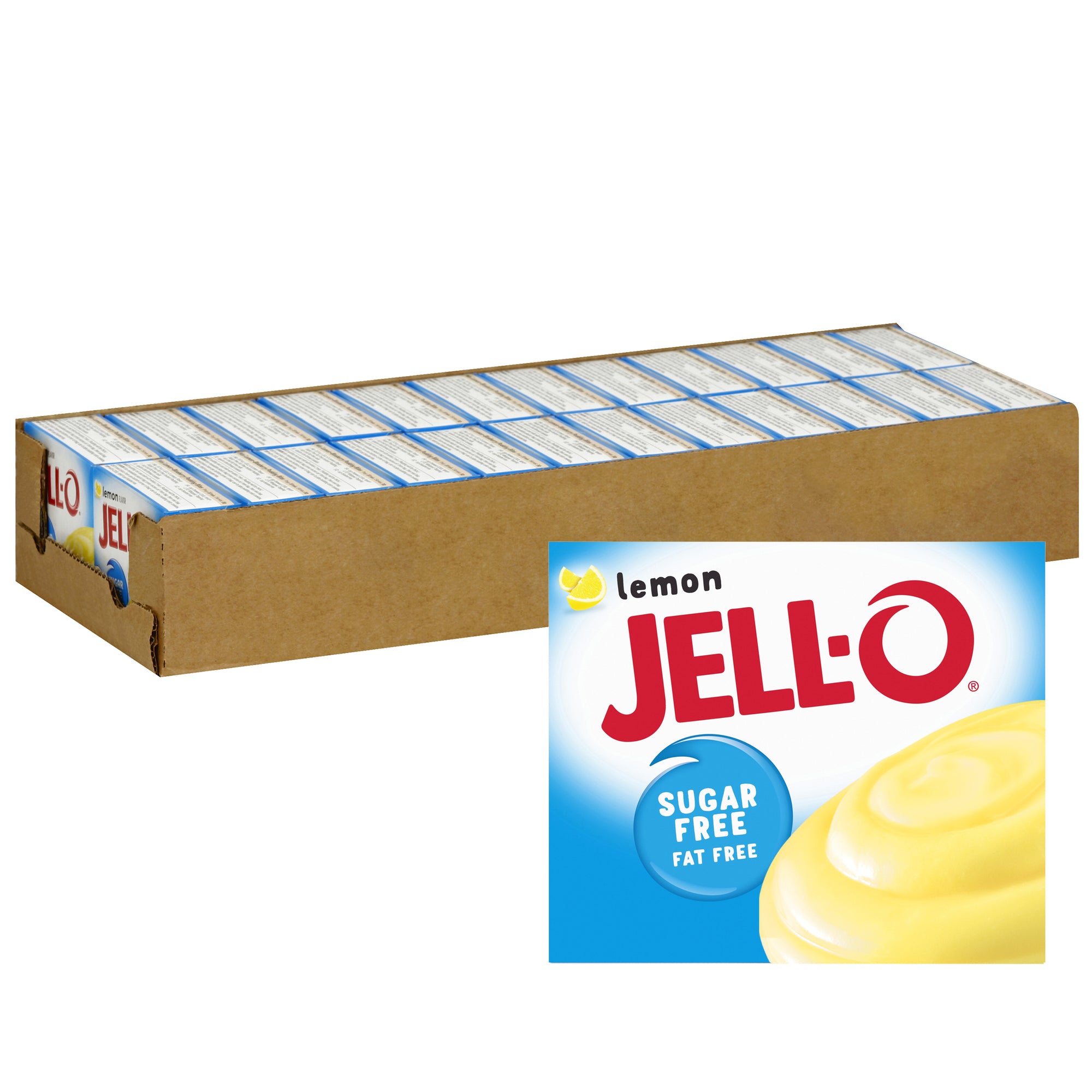 JELL-O PUDDING SUGAR FREE LEMON, 24 - 1 OZ