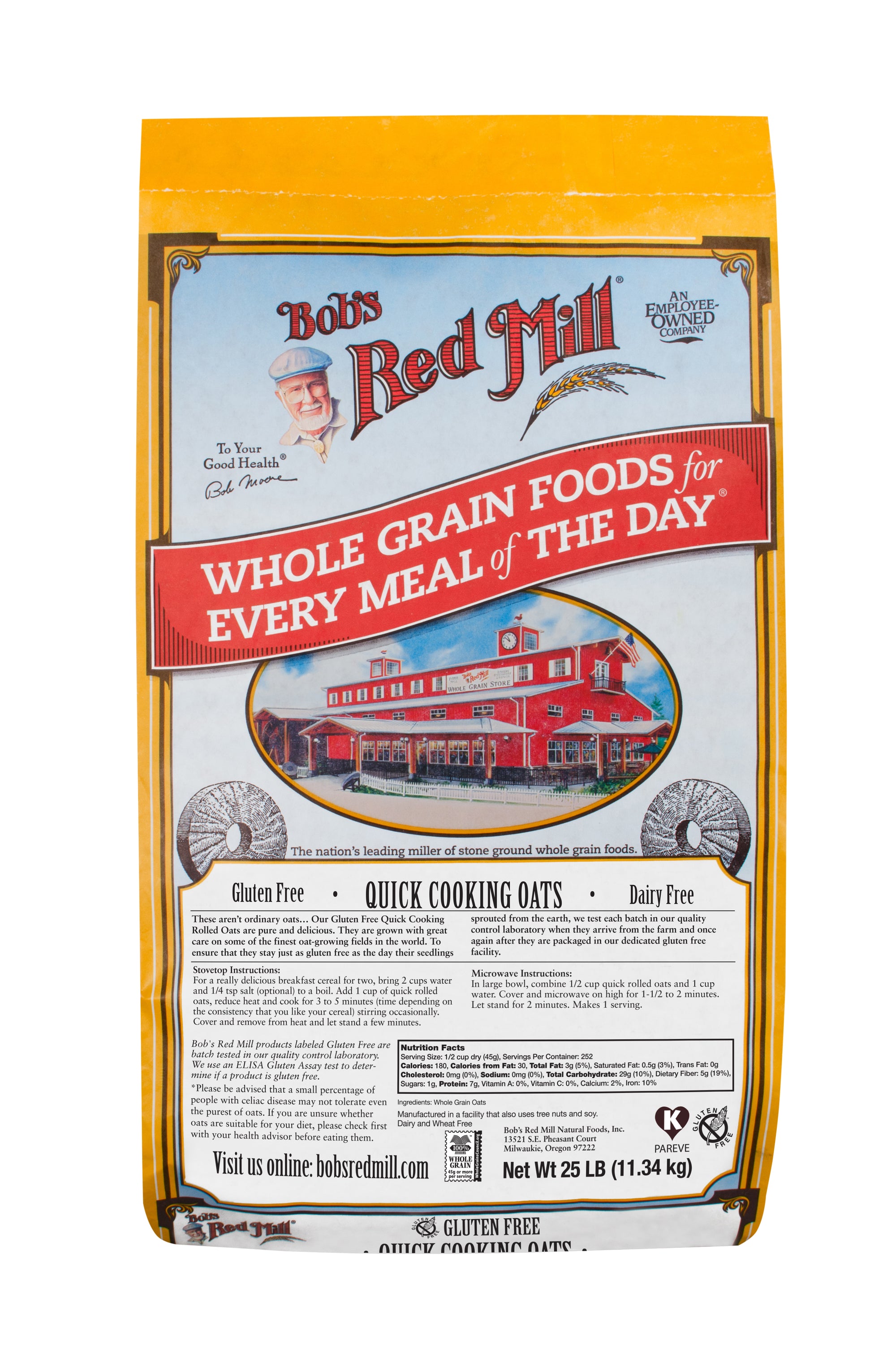 Bob's Red Mill Gluten Free Quick-Cooking Rolled Oats