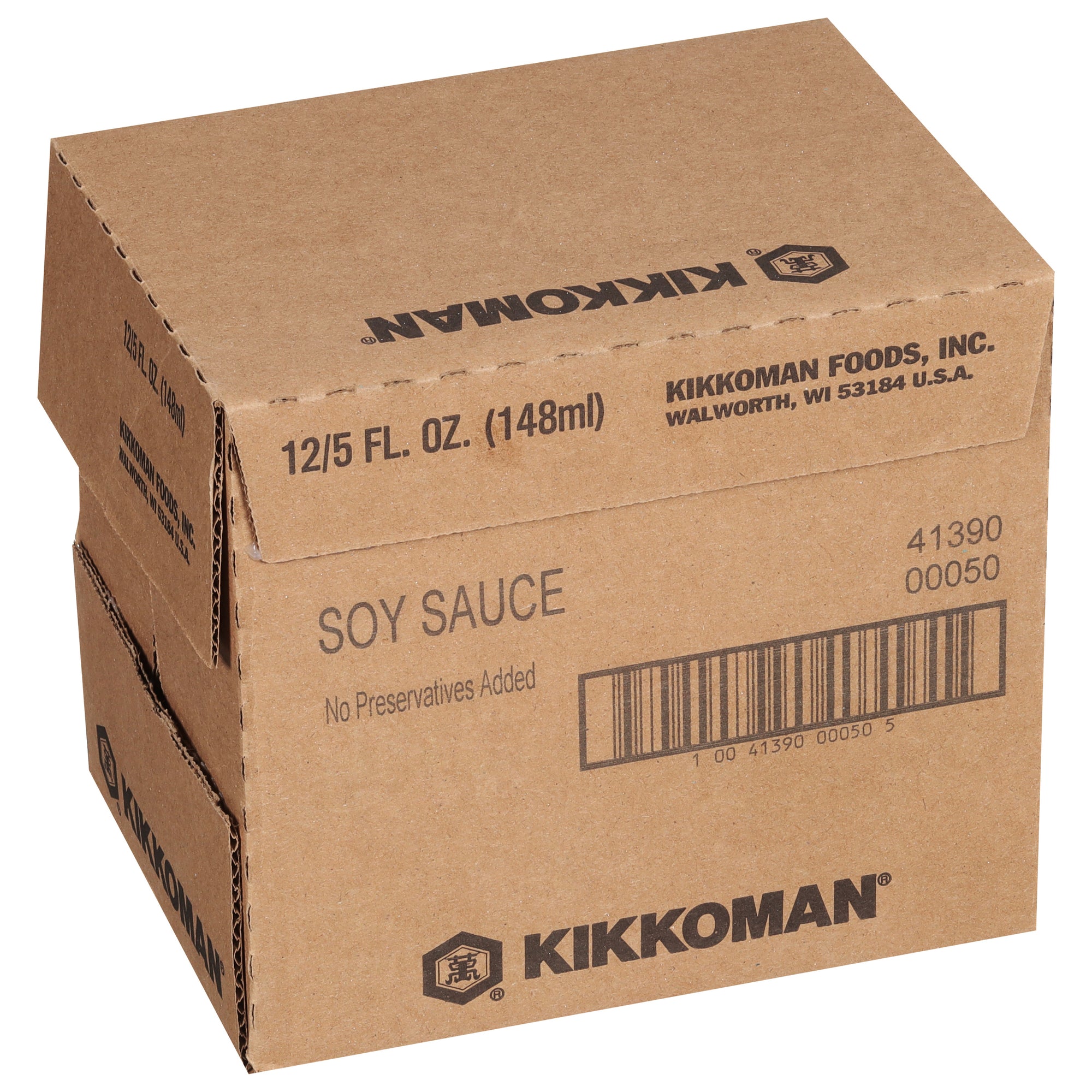 Kikkoman Soy Sauce 5 FL OZ - Case of 12