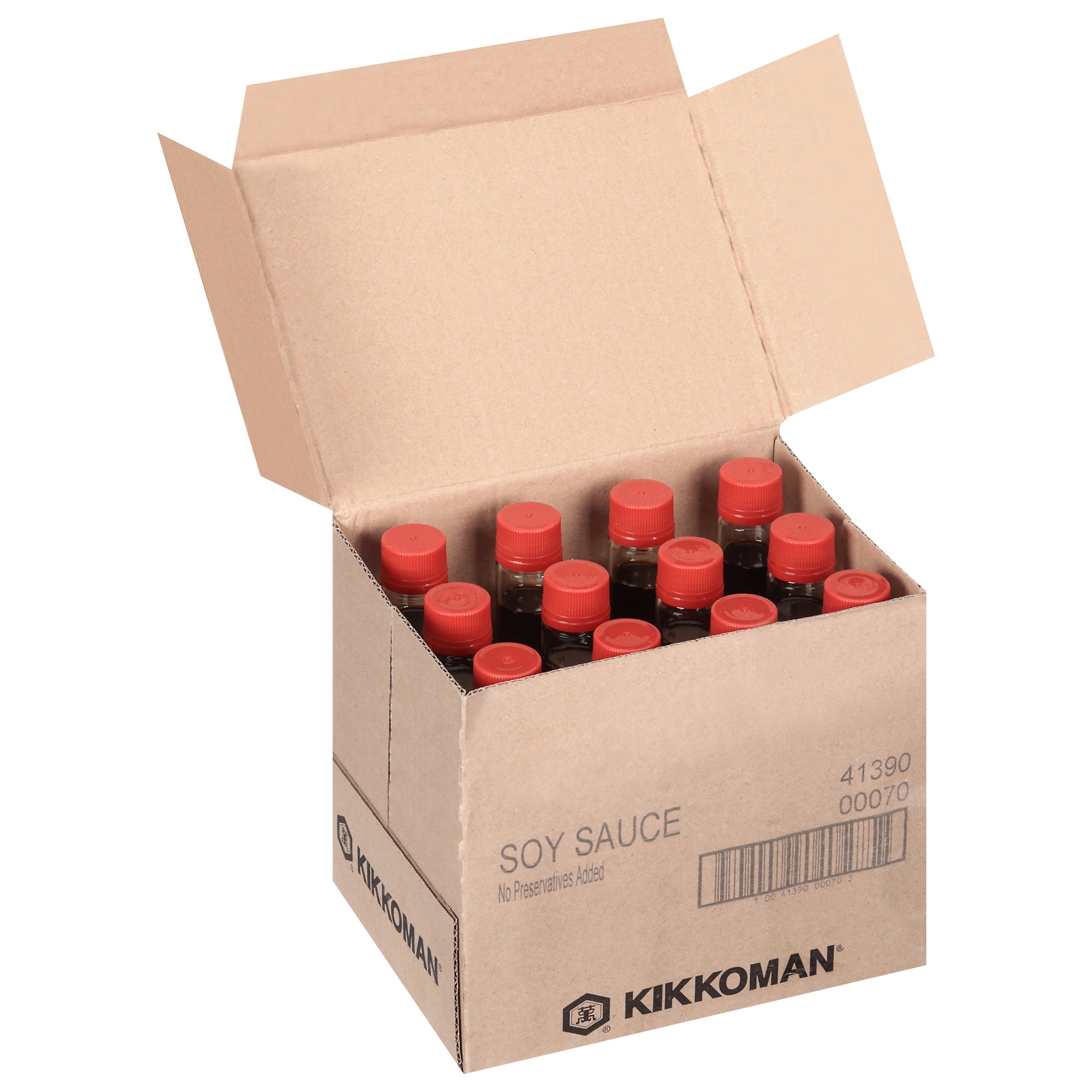 Kikkoman Soy Sauce 10 FL OZ - Case of 12