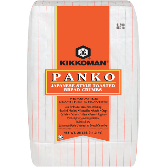 KIKKOMAN 25 LB PANKO TOASTED BREAD CRUMBS