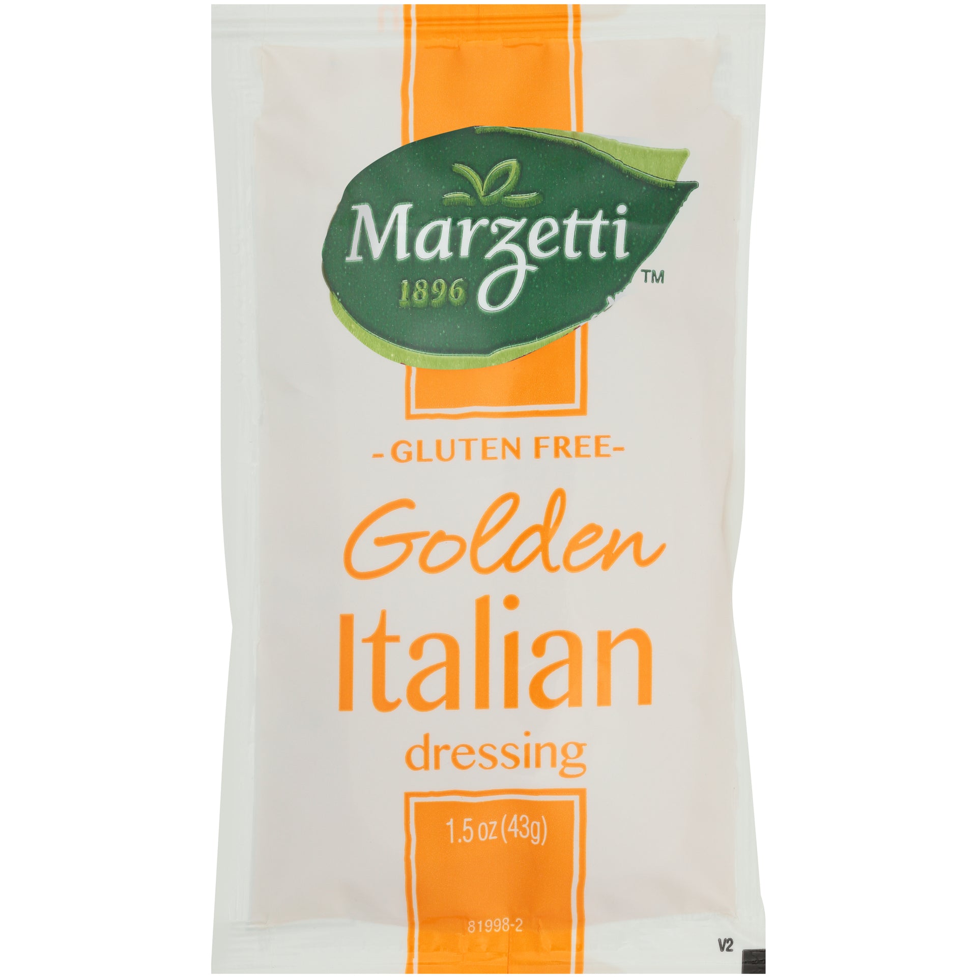MARZETTI GOLDEN ITALIAN DRESSING SINGLE SERVE, 60 - 1.5 OZ MBC Express MARZETTI GOLDEN ITALIAN DRESSING SINGLE SERVE, 60 - 1.5 OZ MBC Express