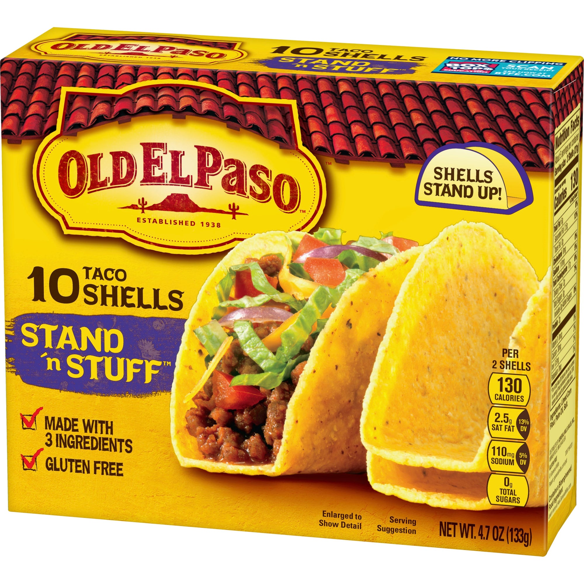 Old El Paso(TM) Shells Taco Stand N Stuff (10ct) 4.7 oz