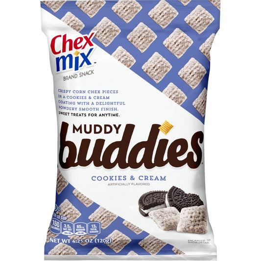 Chex Mix(TM) Muddy Buddies(TM) Snack Mix Cookies & Cream (7 ct) 4.25 oz