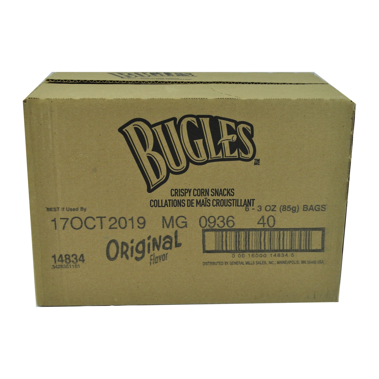 Bugles(TM) Snack Original (6 ct) 3 oz
