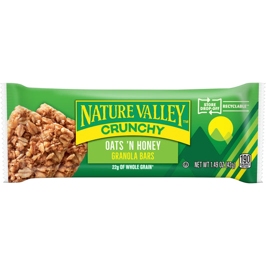 Nature Valley Crunchy Oats 'n Honey Granola Bars 18 Count