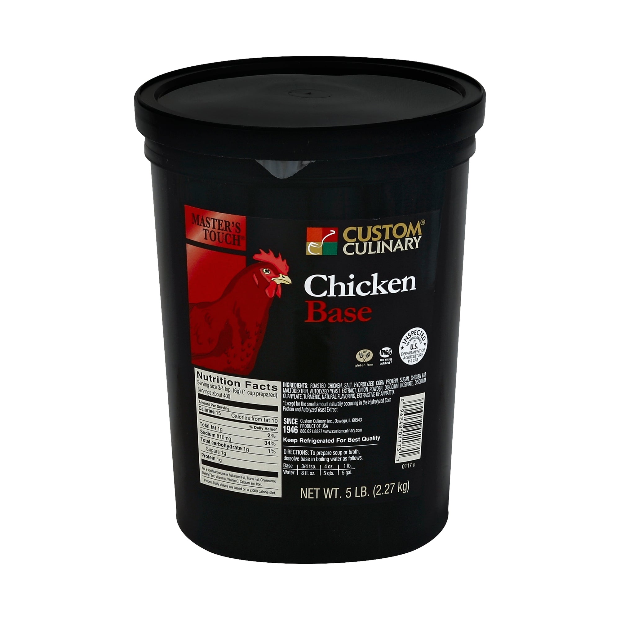 BASE, CHICKEN, GLUTEN FREE, NO MSG ADDED, PASTE