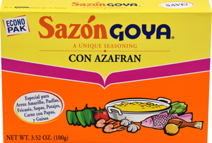 GOYA Sazon Azafran Econo Pak 3.52 OZ.