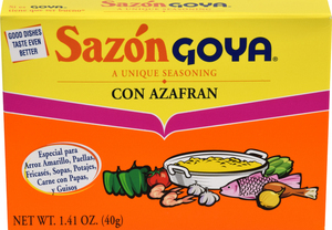 GOYA Sazon con Azafran 1.41 OZ.
