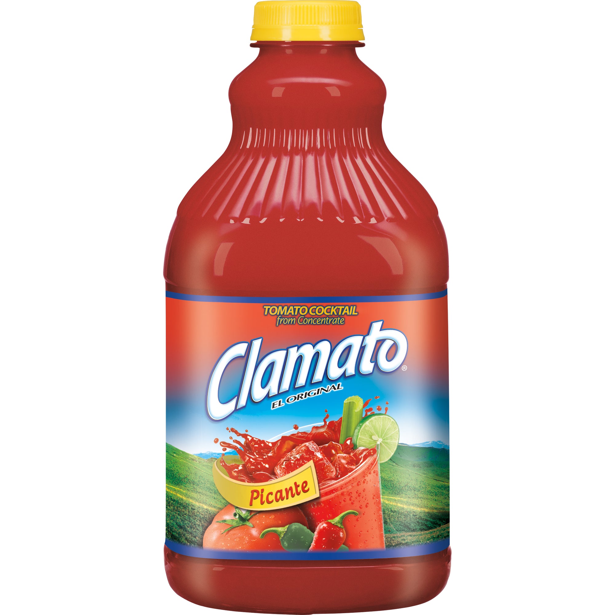 Clamato Picante Tomato Cocktail, 64 fl oz bottle