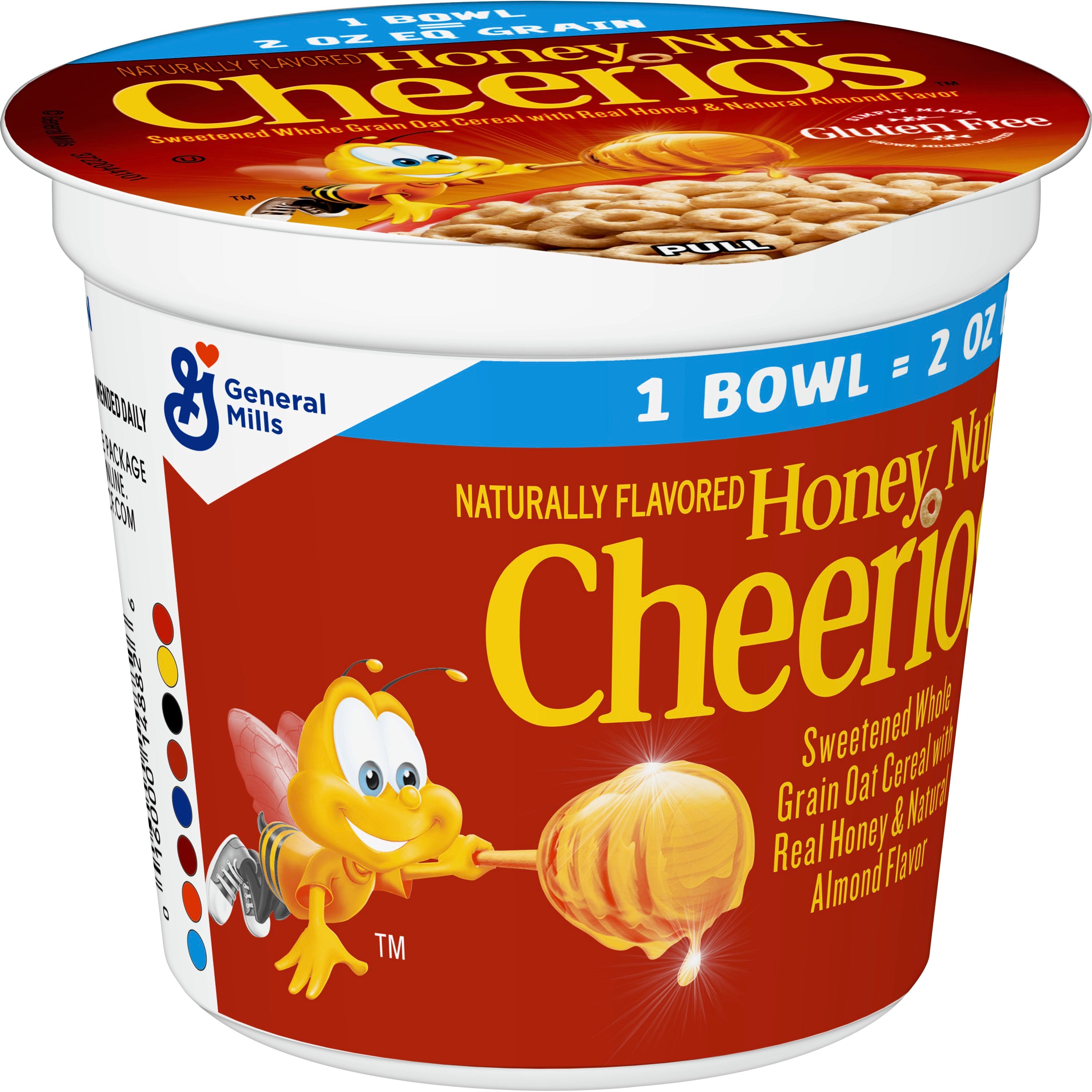 Honey Nut Cheerios(TM) Cereal Single Serve K12 2oz Eq Grain - MBC Express