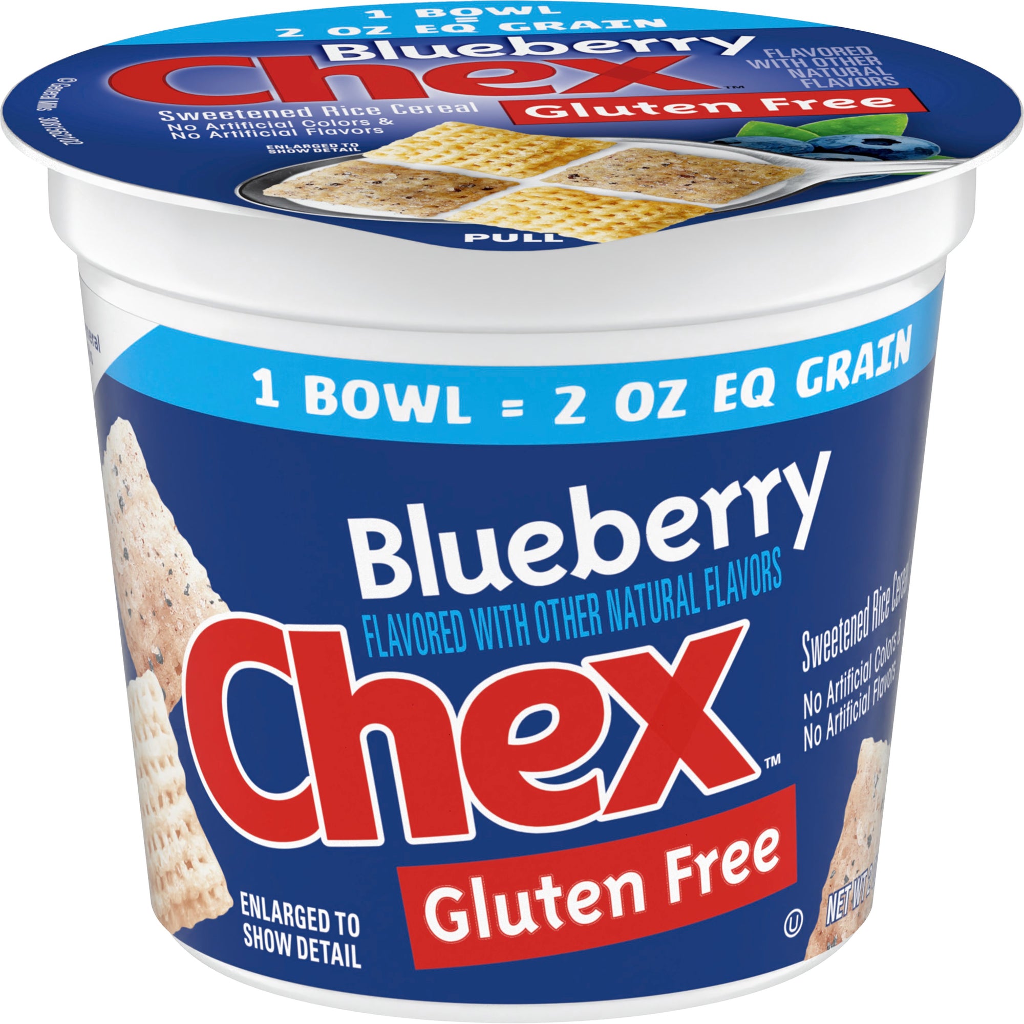 Blueberry Chex Single Serve Cup 2 oz