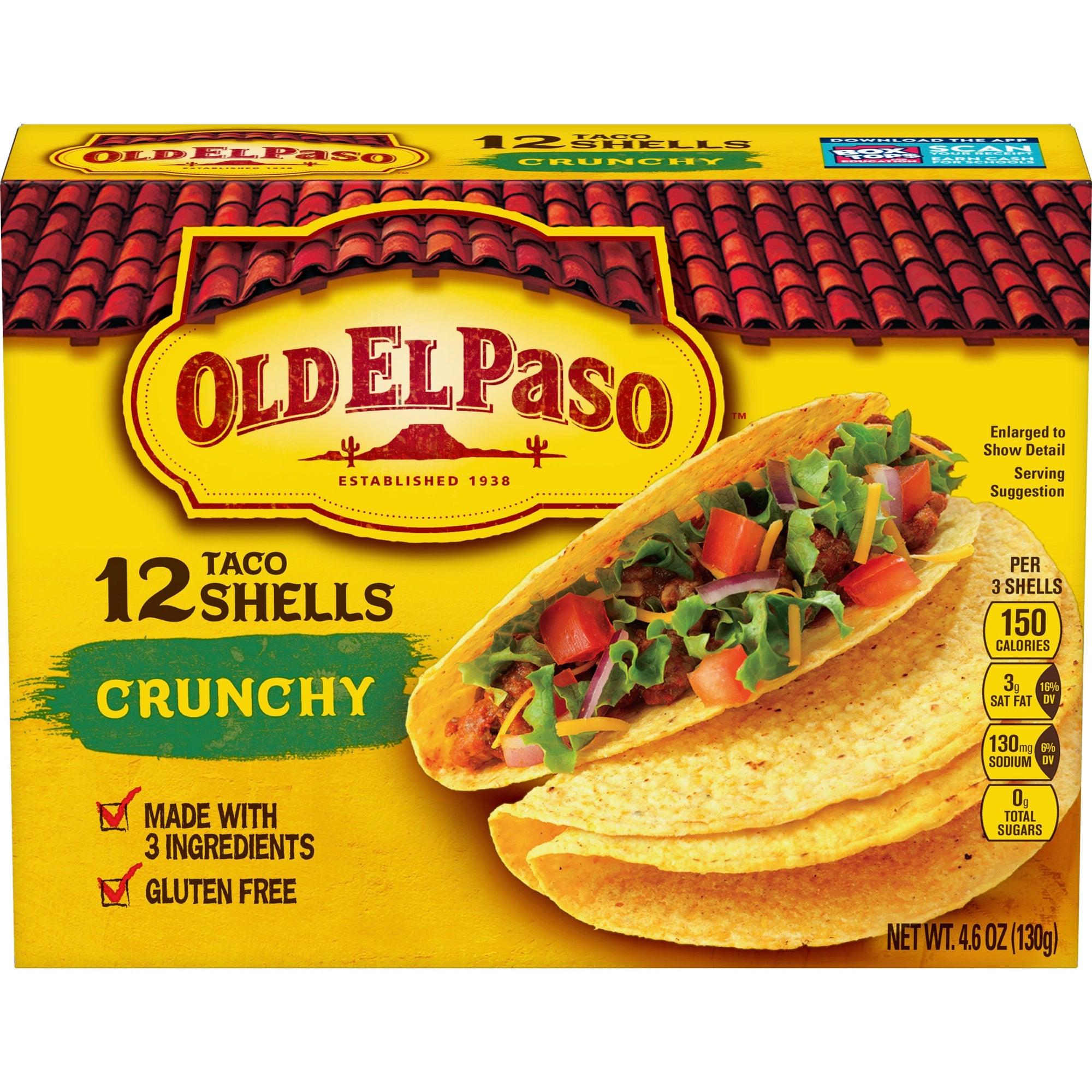 Old El Paso(TM) Shells 5? Taco (12ct) 4.6 oz