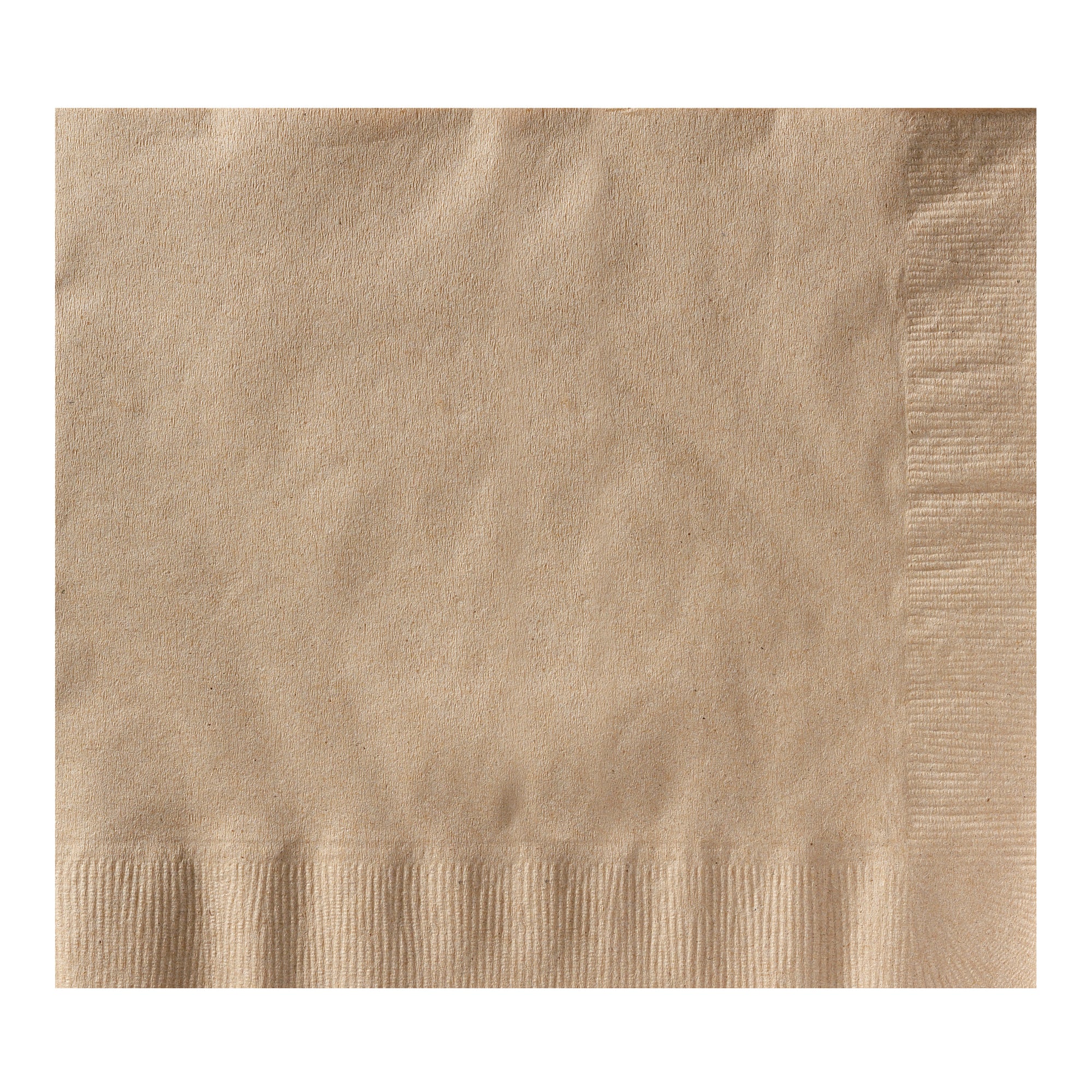 NAPKIN, DINNER KRAFT 17X17 2 PLY 1/4 FOLD 100% RECYCLED EARTH WISE