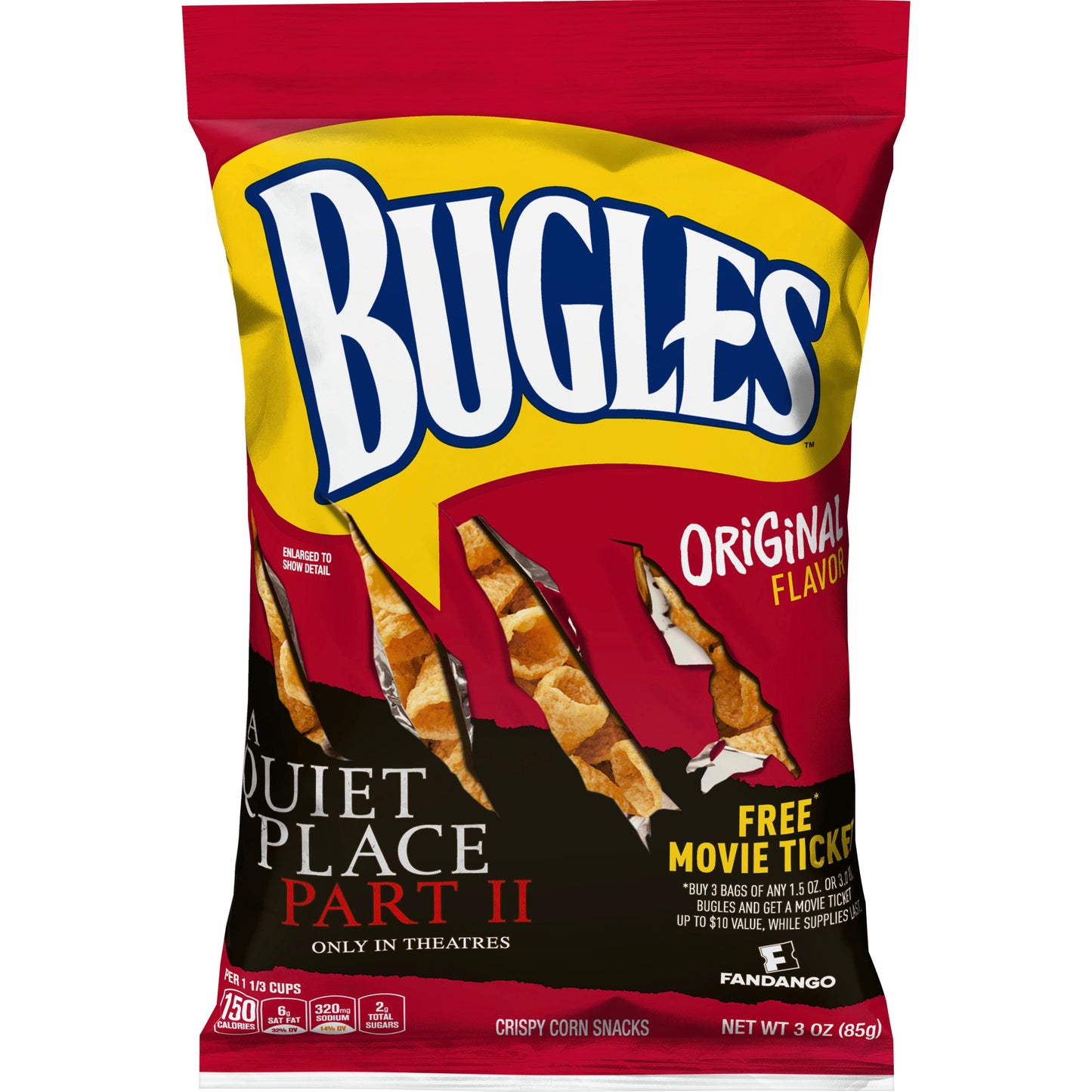 Bugles(TM) Snack Original (6 ct) 3 oz
