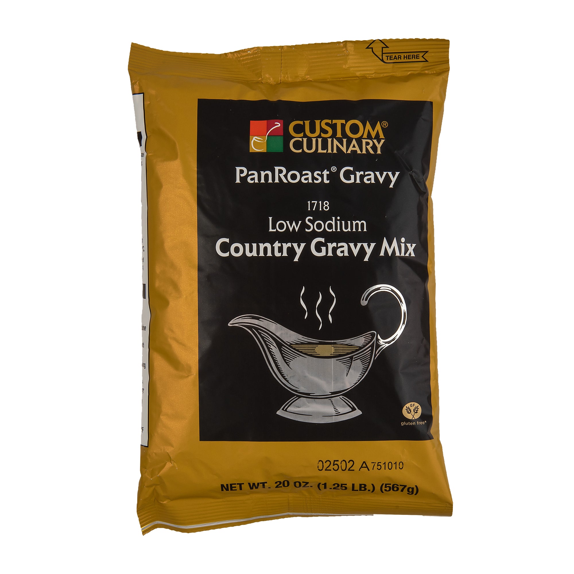 MIX, GRAVY, COUNTRY, LOW SODIUM, GLUTEN FREE,NO MSG ADDED, SHELF STABLE