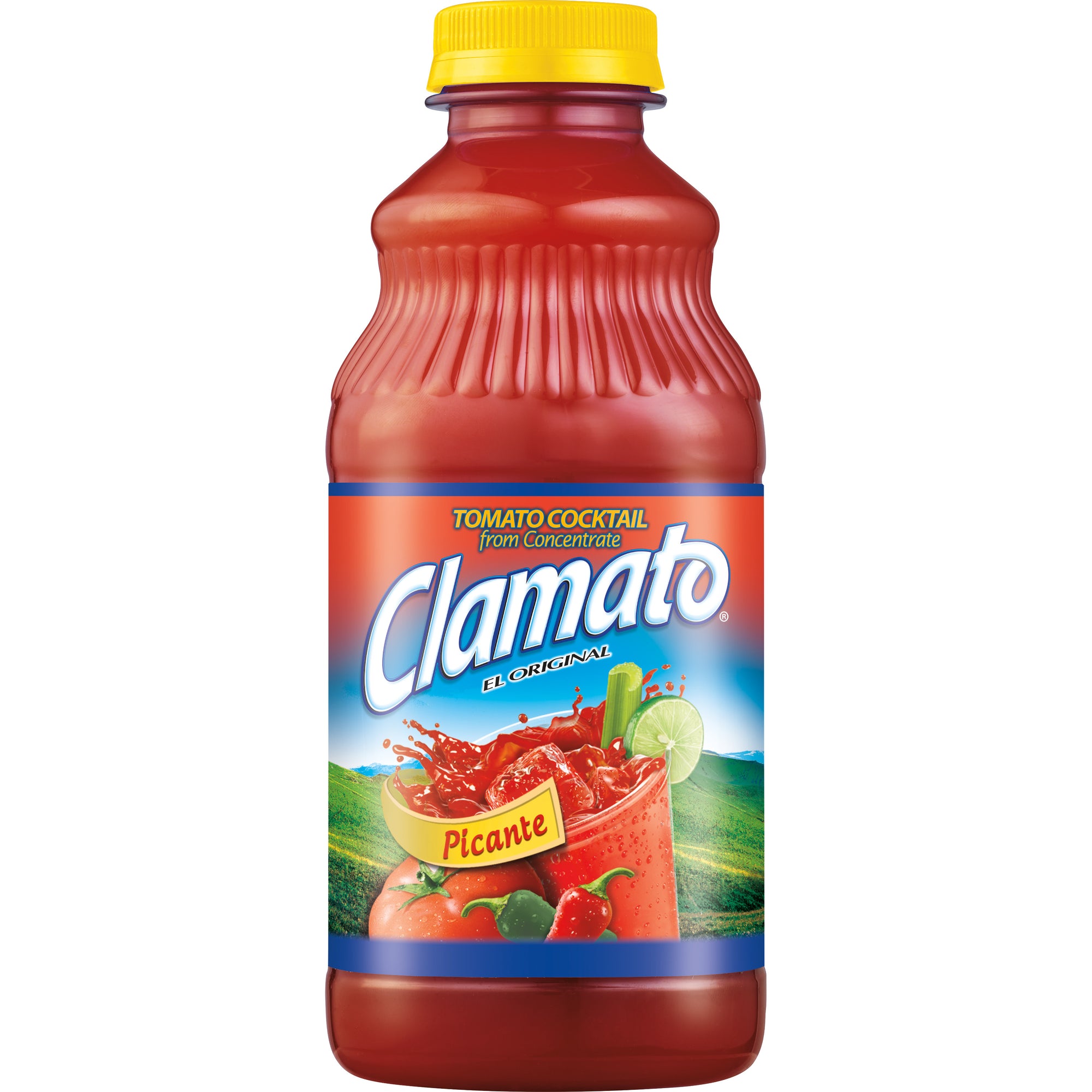 Clamato Picante Tomato Cocktail, 32 fl oz bottle