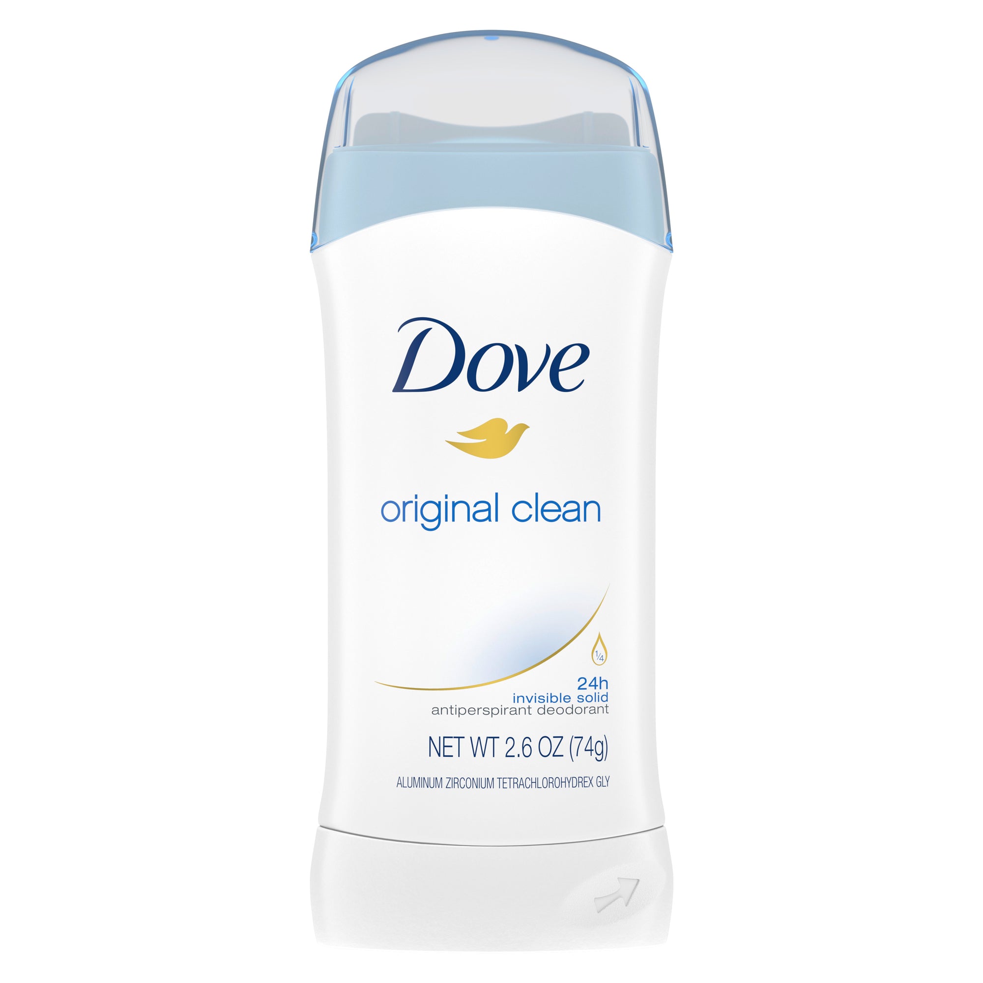 Dove Invisible Solid Antiperspirant Original Clean 12 2.6 OZ