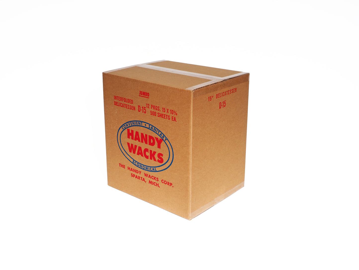 Handy Wacks 15 Inch X 10.75 Inch Interfolded Deli Premium Grade Paper, 12 - 500  CNT
