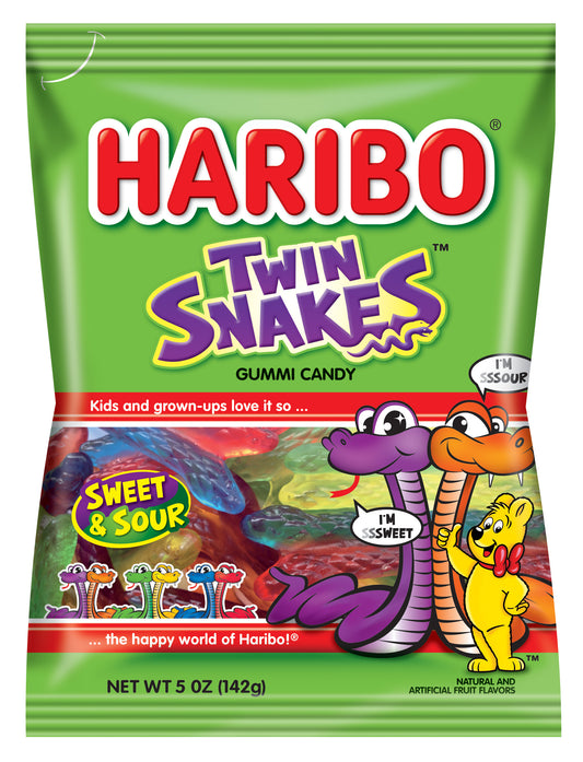 Haribo of America - Twin Snakes 5oz PB 12x1 FSC