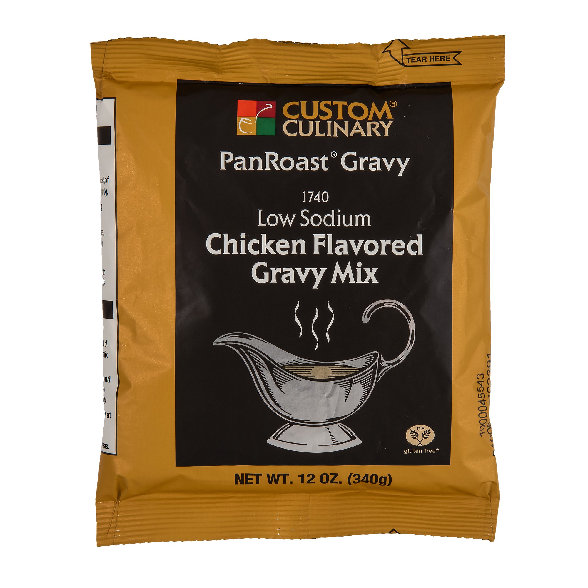 MIX, GRAVY, CHICKEN FLAVORED, LOW SODIUM, GLUTEN FREE, NO MSG ADDED, SHELF STABLE