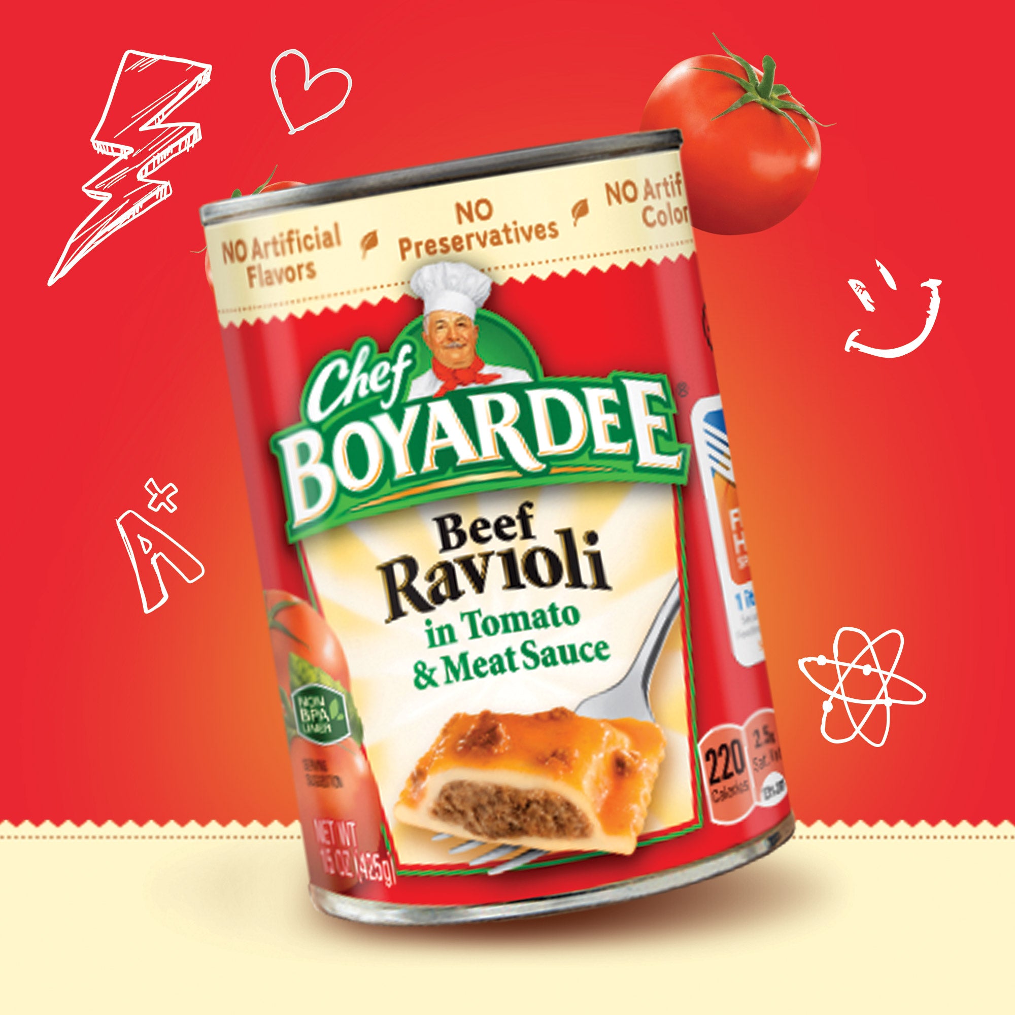 CHEF BOYARDEE BEEF RAVIOLI 15 OZ