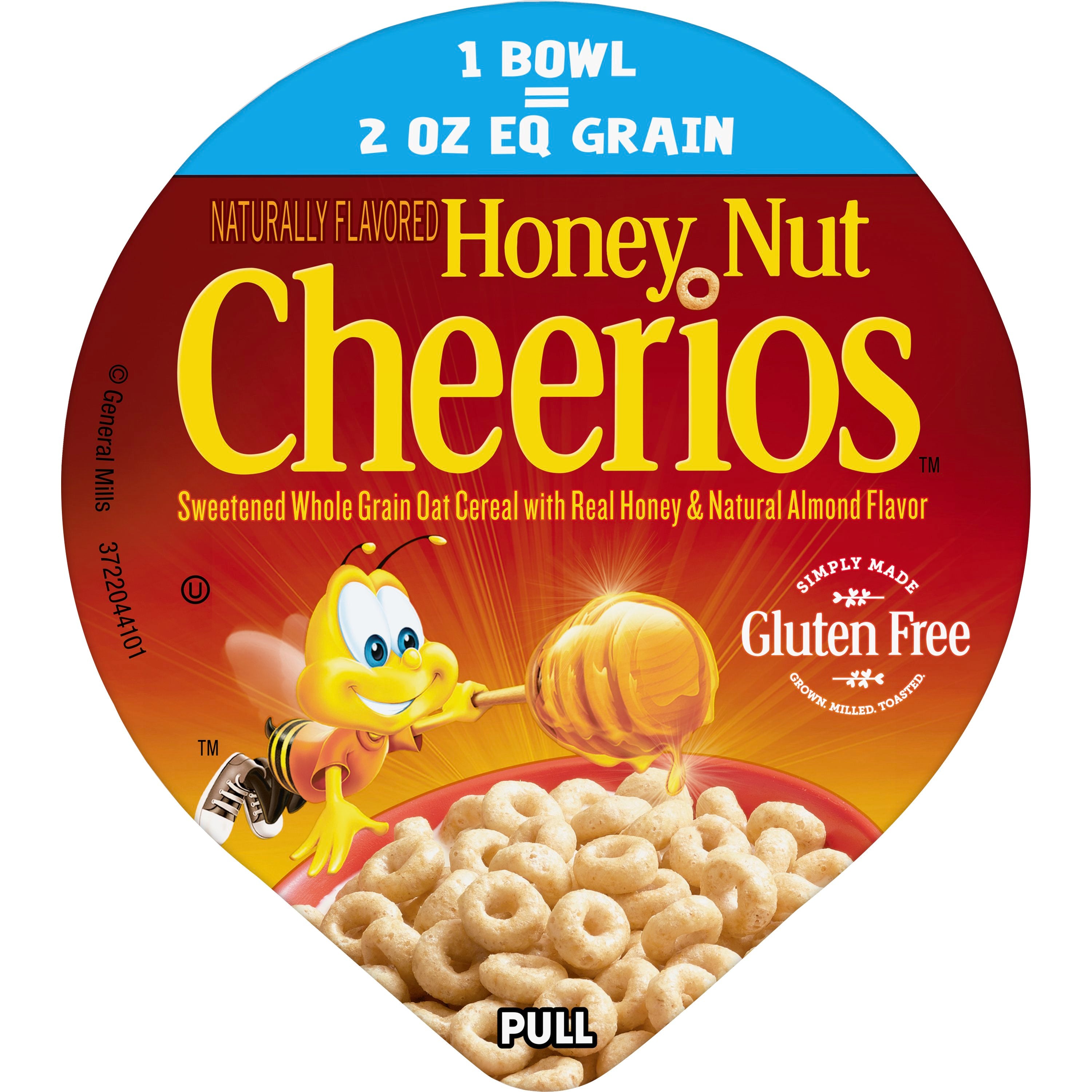 Honey Nut Cheerios(TM) Cereal Single Serve K12 2oz Eq Grain - MBC Express