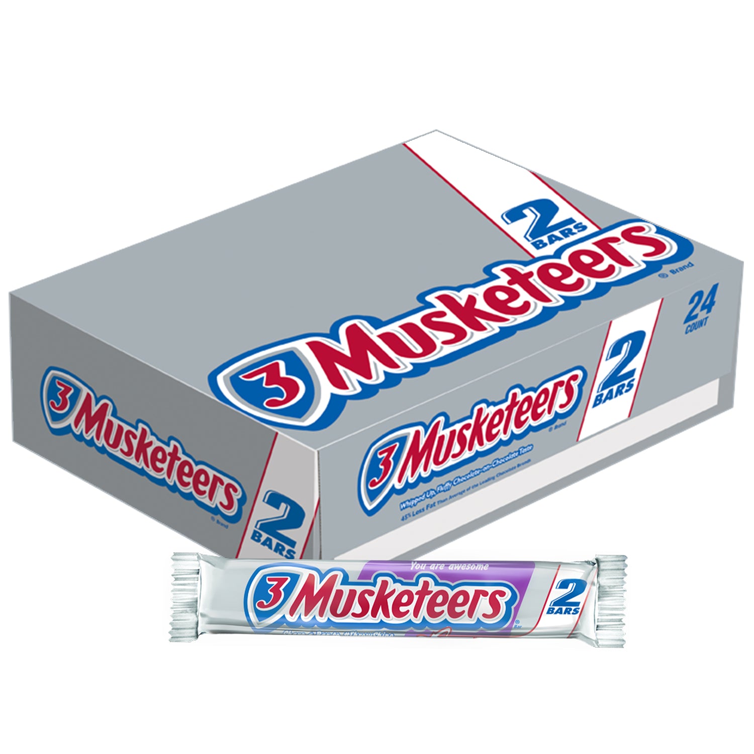3 MUSKETEERS MULTI-PIECE KING SIZE 6/24 COUNT